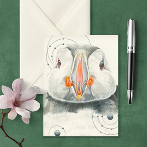 Atlantic Puffin Greeting Card