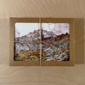 5 Iconic Mountains of the PCT with Swirlies (5 Greeting Cards Box Set)
