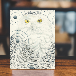 Snowy Owl Greeting Card