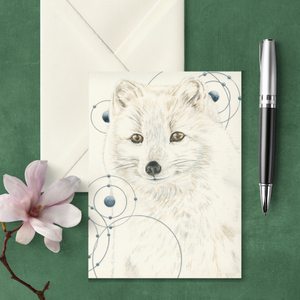 Arctic Fox Greeting Card