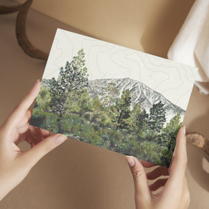 Mount San Jacinto Greeting Card