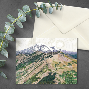 Mount Rainier Greeting Card