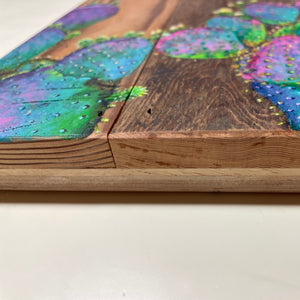 Purple Prickly Pear Cactus