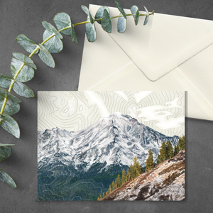 Mount Shasta Greeting Card